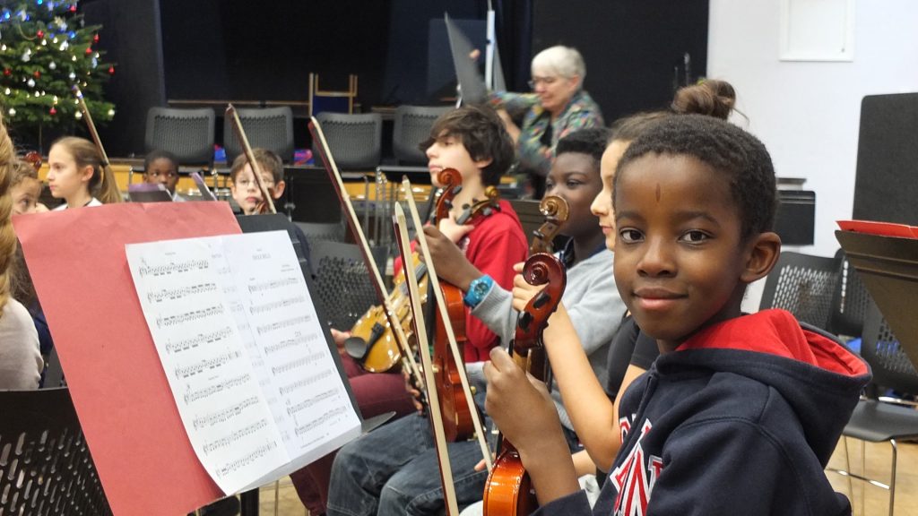 Photo of children at Centre for Young Musicians