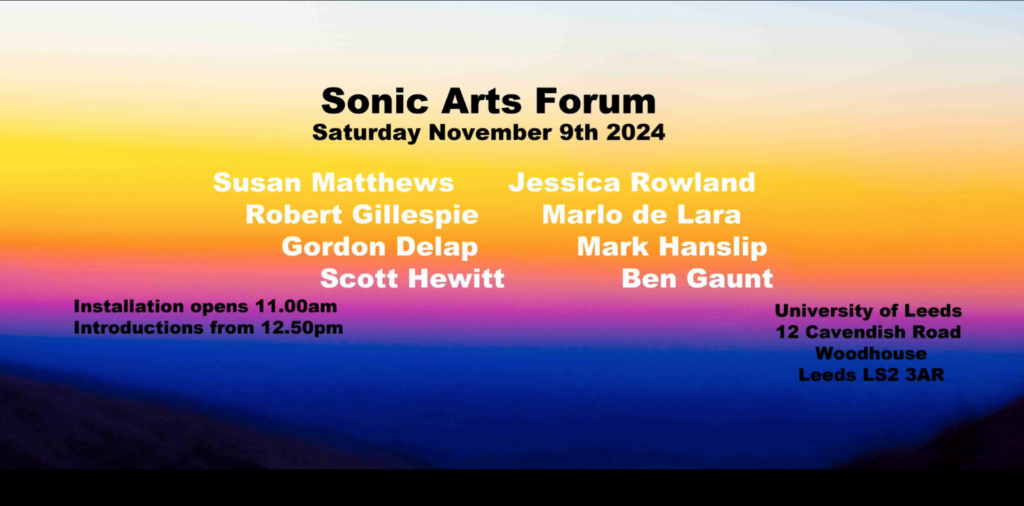 Sonic-Arts-Forum-November-9th-2024