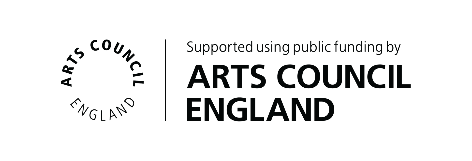 Supported using public funding by Arts Council England